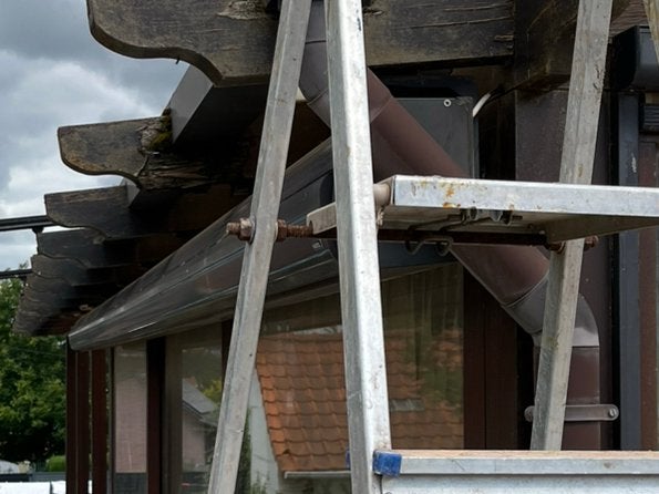 Tenture solaire 7m longueur 3m hauteur, Maison & Meubles, Ameublement | Rideaux & Stores à lamelles, Utilisé, Beige, Enlèvement