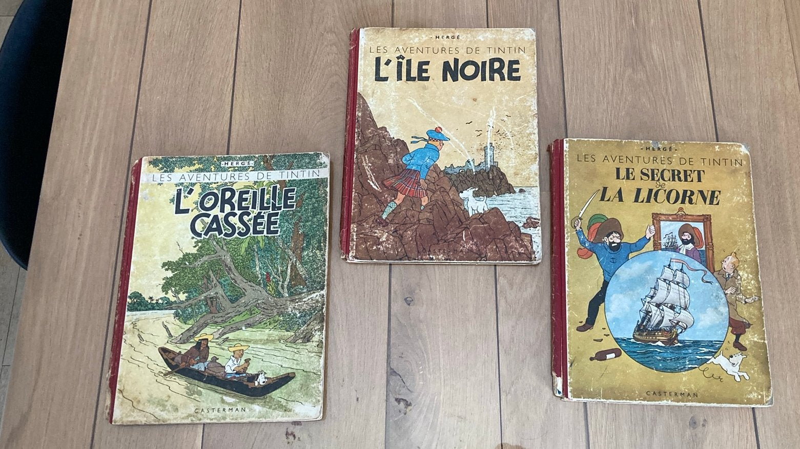 3 oude kuifje boeken 1st kleurendruk, Boeken, Ophalen, Zo goed als nieuw