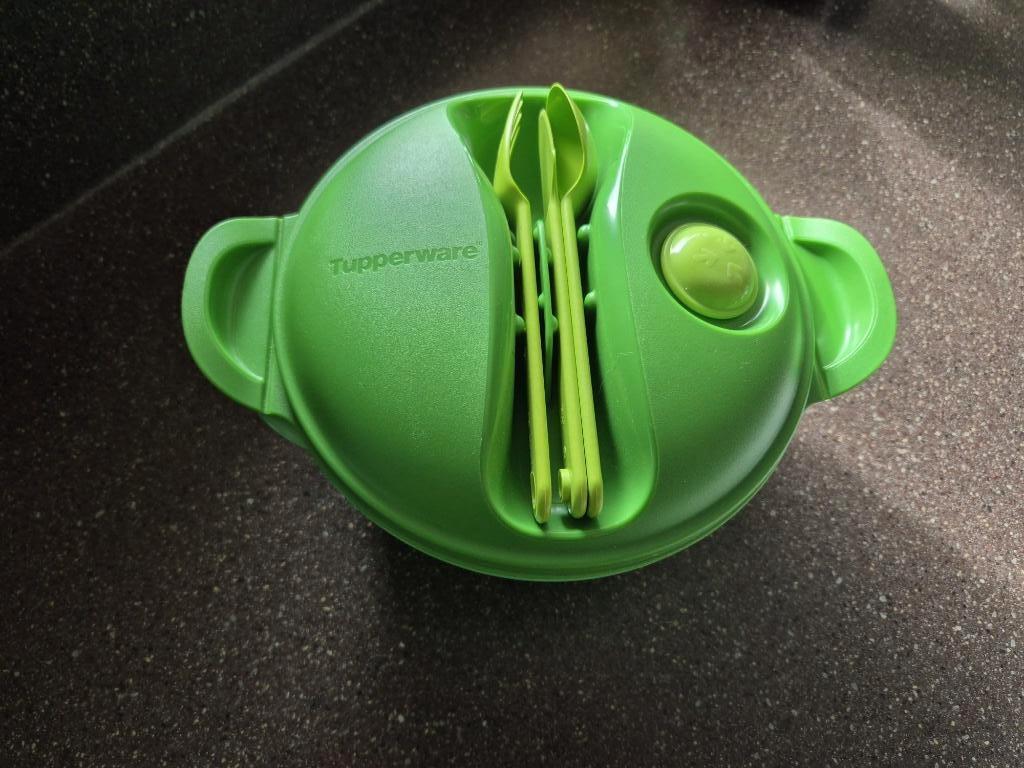 Tupperware 1,5 l - NIEUW, Enlèvement ou Envoi, Neuf, Vert, Récipient ou Bol