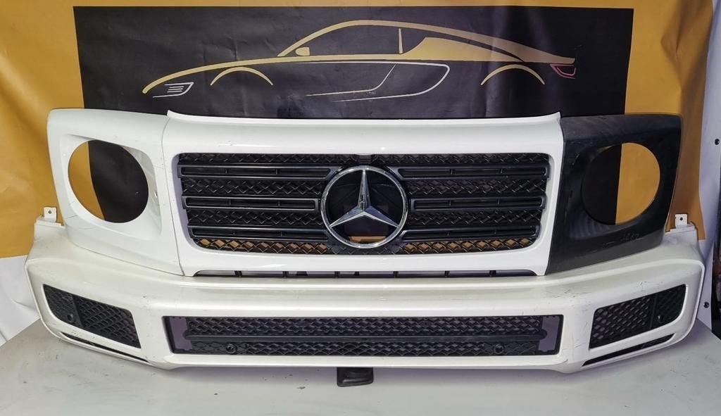 W463 G KLASSE AMG VOORBUMPER GRIJS origineel Mercedes AMG 63, Autos : Pièces & Accessoires, -, Utilisé, -, Avant