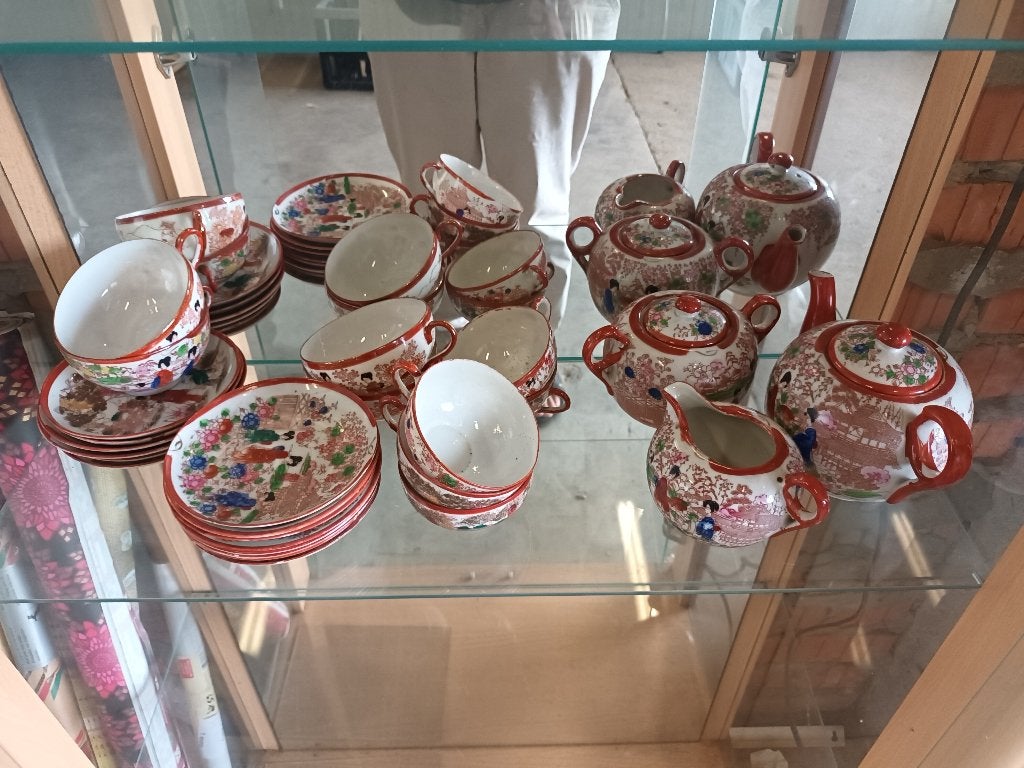 Chinees theeservies, Antiek en Kunst, Curiosa en Brocante, Ophalen of Verzenden