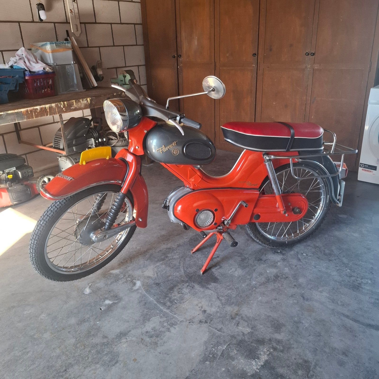 kreidler Florett Eitank 1965, Fietsen en Brommers, Ophalen, Overige modellen, 49 cc, 3 versnellingen