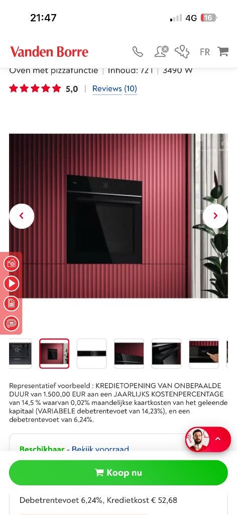 Four AEG NEUF, Electroménager, AEG, Encastré, Enlèvement, Air chaud