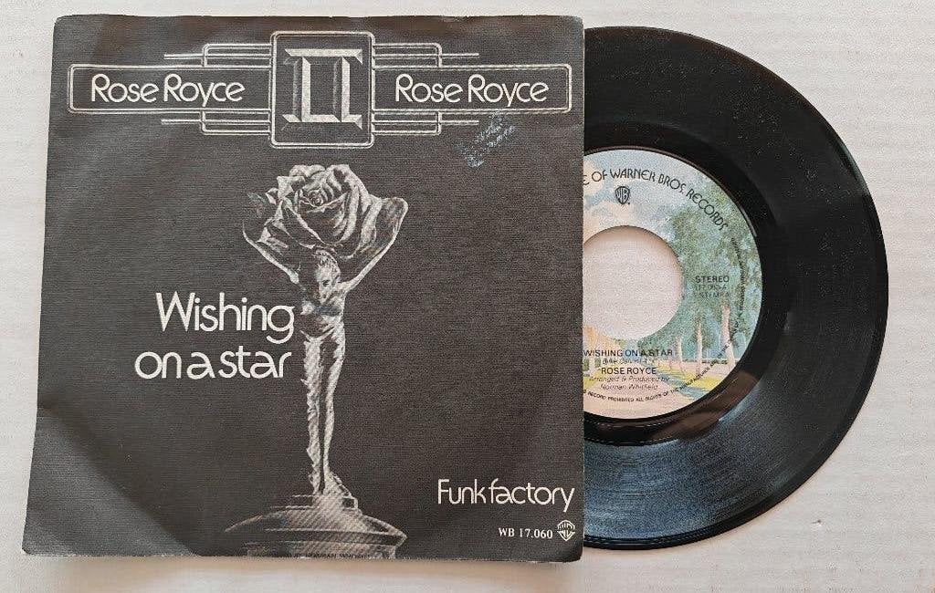 ROSE ROYCE - Wishing on a star (45t), CD & DVD, Enlèvement ou Envoi, Comme neuf, 7 inch, R&B et Soul
