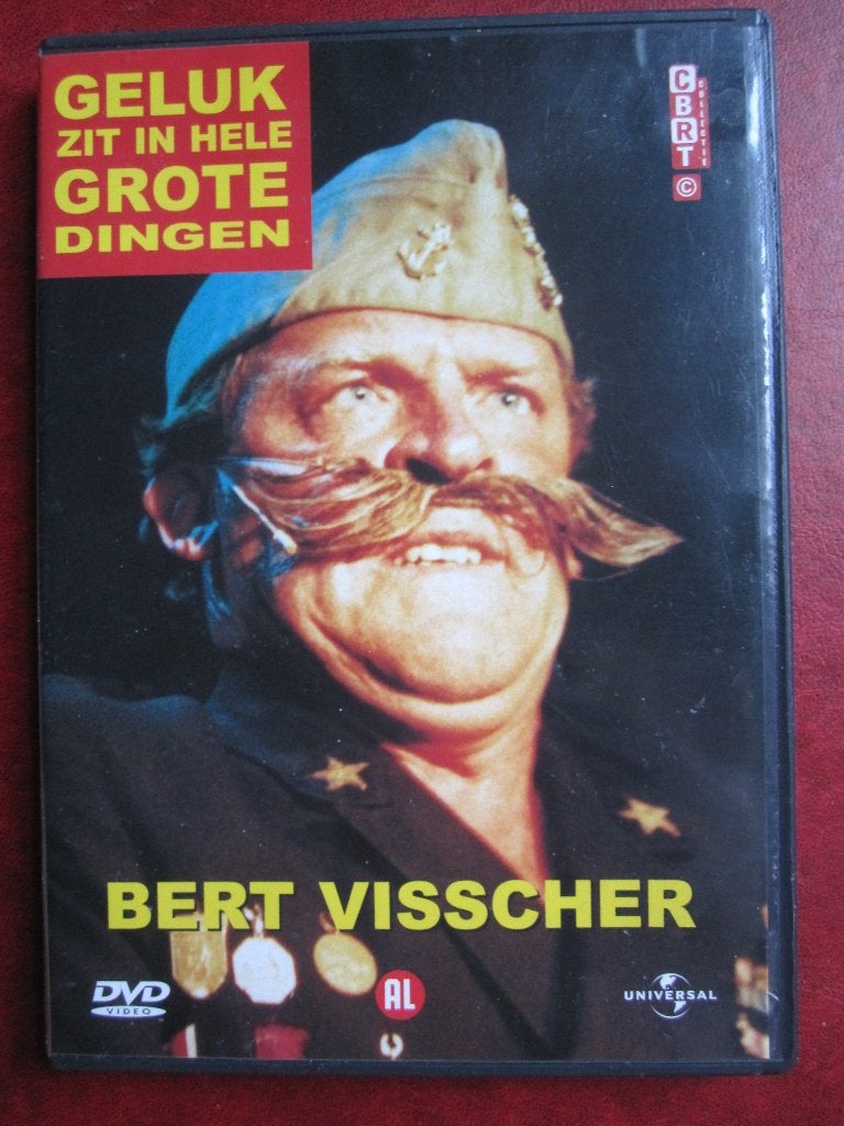 Bert Visscher Geluk zit in hele grote dingen (2002), Cd's en Dvd's, Dvd's | Cabaret en Sketches, Stand-up of Theatershow, Bert Visscher