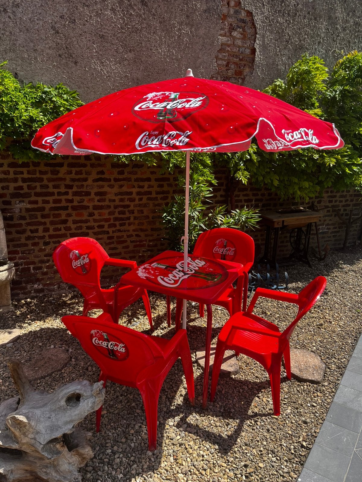 Ensemble de jardin Coca Cola, Jardin & Terrasse, Enlèvement, Comme neuf