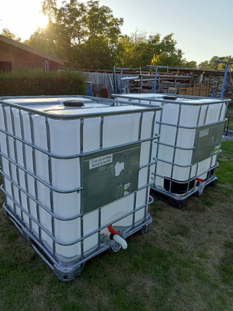 IBC container, IBC vat, Ophalen, Zo goed als nieuw, Kunststof, Met kraantje
