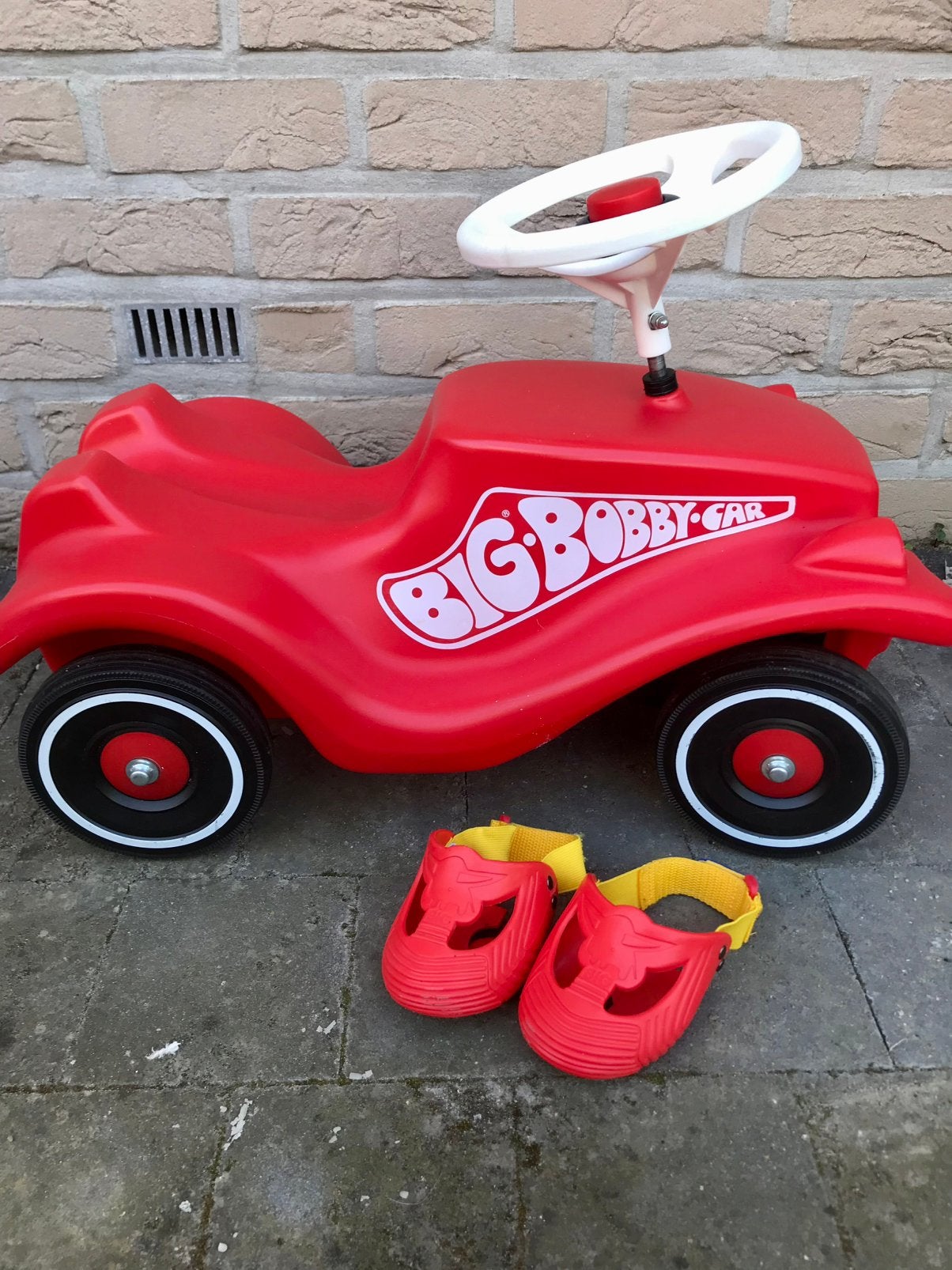 BIG Bobby Car, Kinderen en Baby's, Speelgoed | Buiten | Voertuigen en Loopfietsen, Ophalen, Gebruikt, Loopvoertuig
