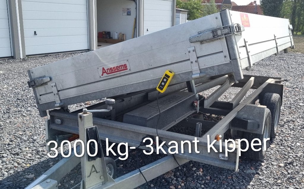 Aanhangwagen 3 ton - 3 zijden kipper, Auto diversen, Ophalen, Zo goed als nieuw