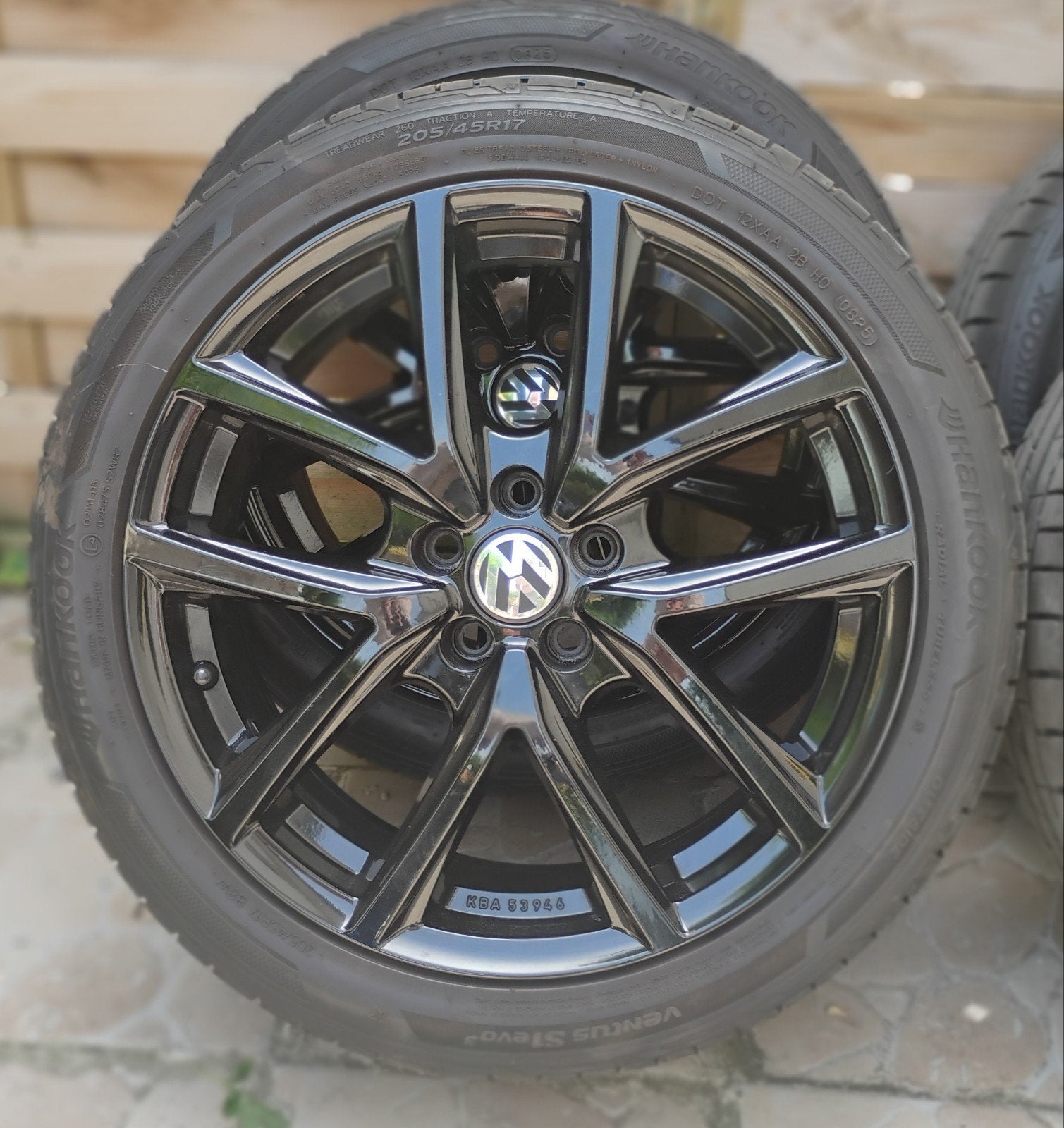 4 NIEUWE VW POLO 17P VELGEN, Auto-onderdelen, Banden en Velgen, Ophalen, Band(en)