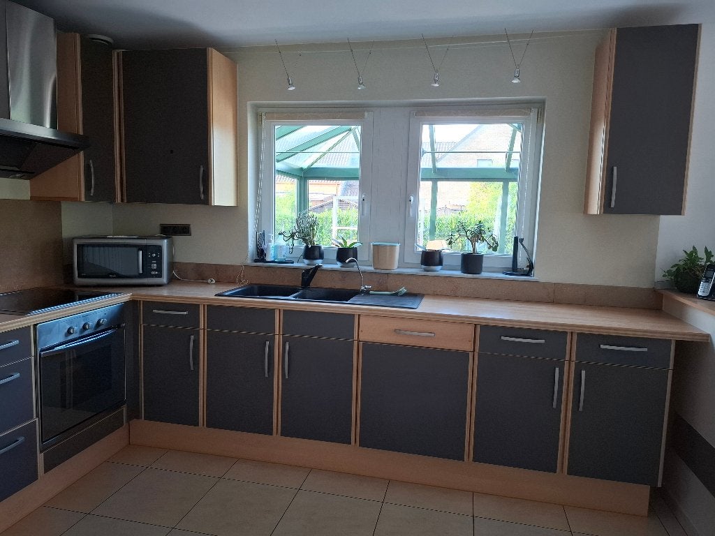 Keuken, Ophalen, Gebruikt, Bruin, Hoekkeuken