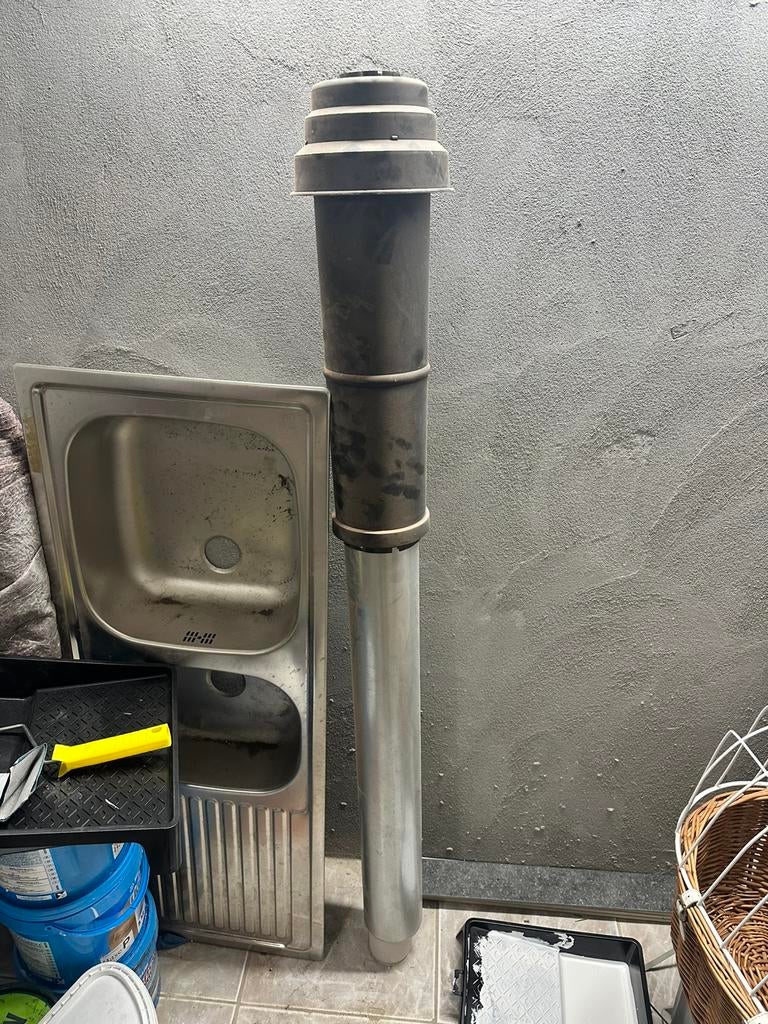 Vailliant rook/gas afvoer nieuw, Ophalen, Zo goed als nieuw, Gas