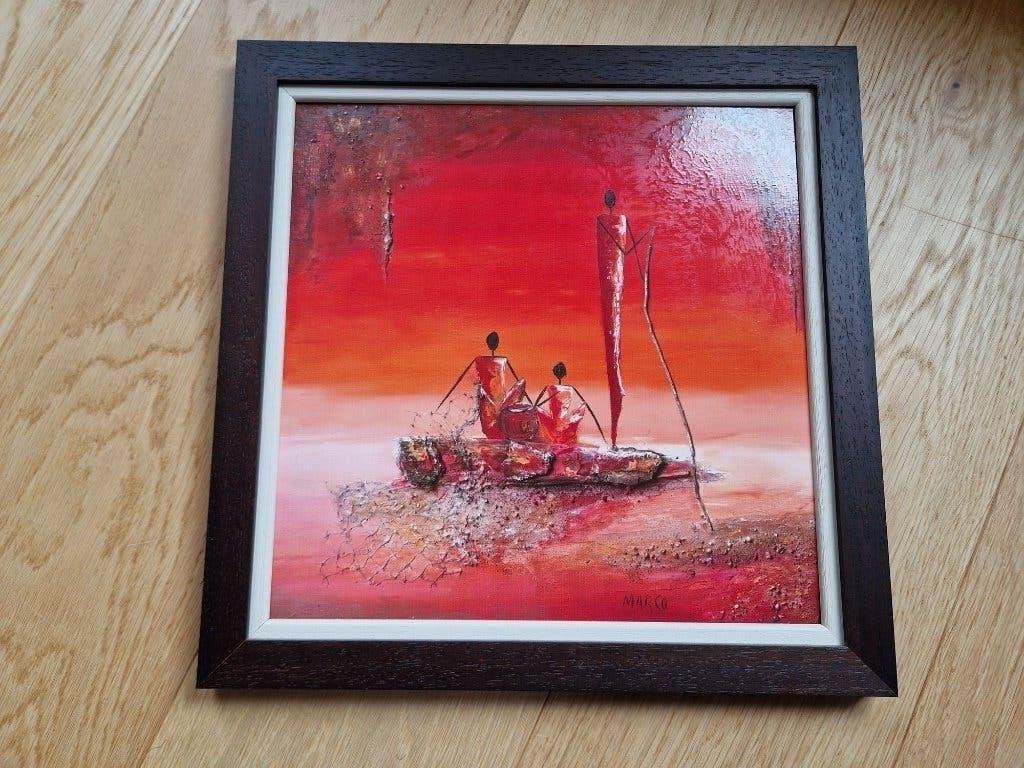 3 tableaux (Marso) - Etat impeccable !!, Antiquités & Art, Art | Peinture | Classique, Enlèvement