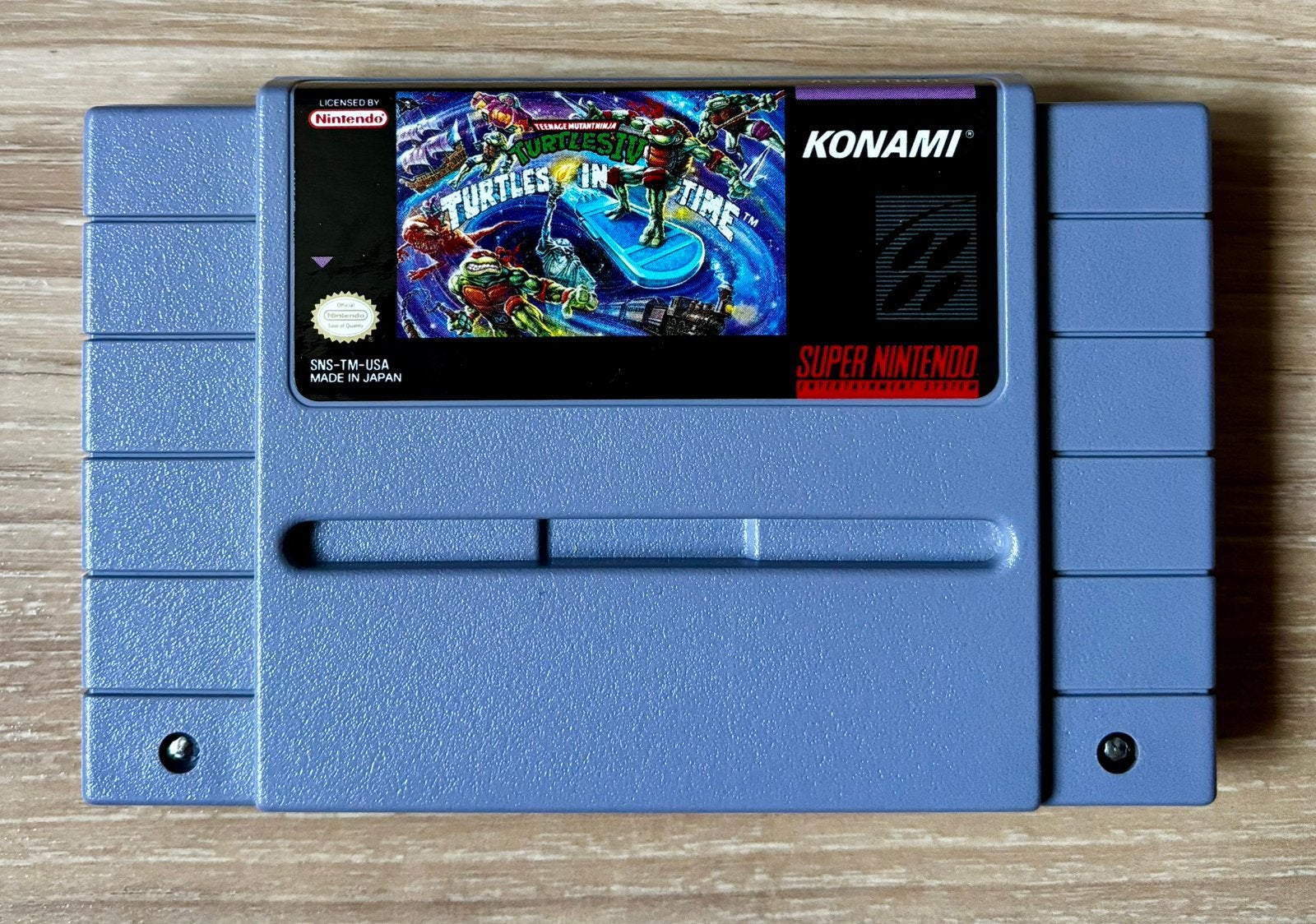 Turtles IV in Time (Super Nintendo) RARE USA, Consoles de jeu & Jeux vidéo, Jeux | Nintendo Super NES, Comme neuf, Enlèvement ou Envoi