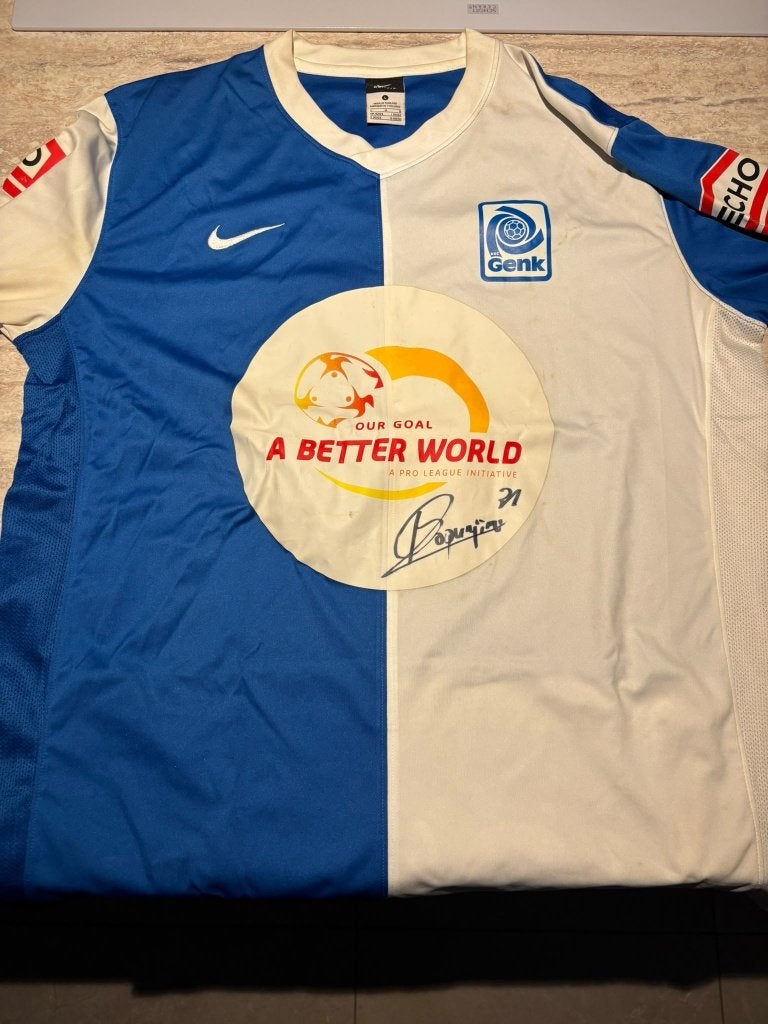 KRC Genk Match Shirt Ogunjimi 31 - "A Better World" (2010), Enlèvement ou Envoi, Comme neuf, Maillot