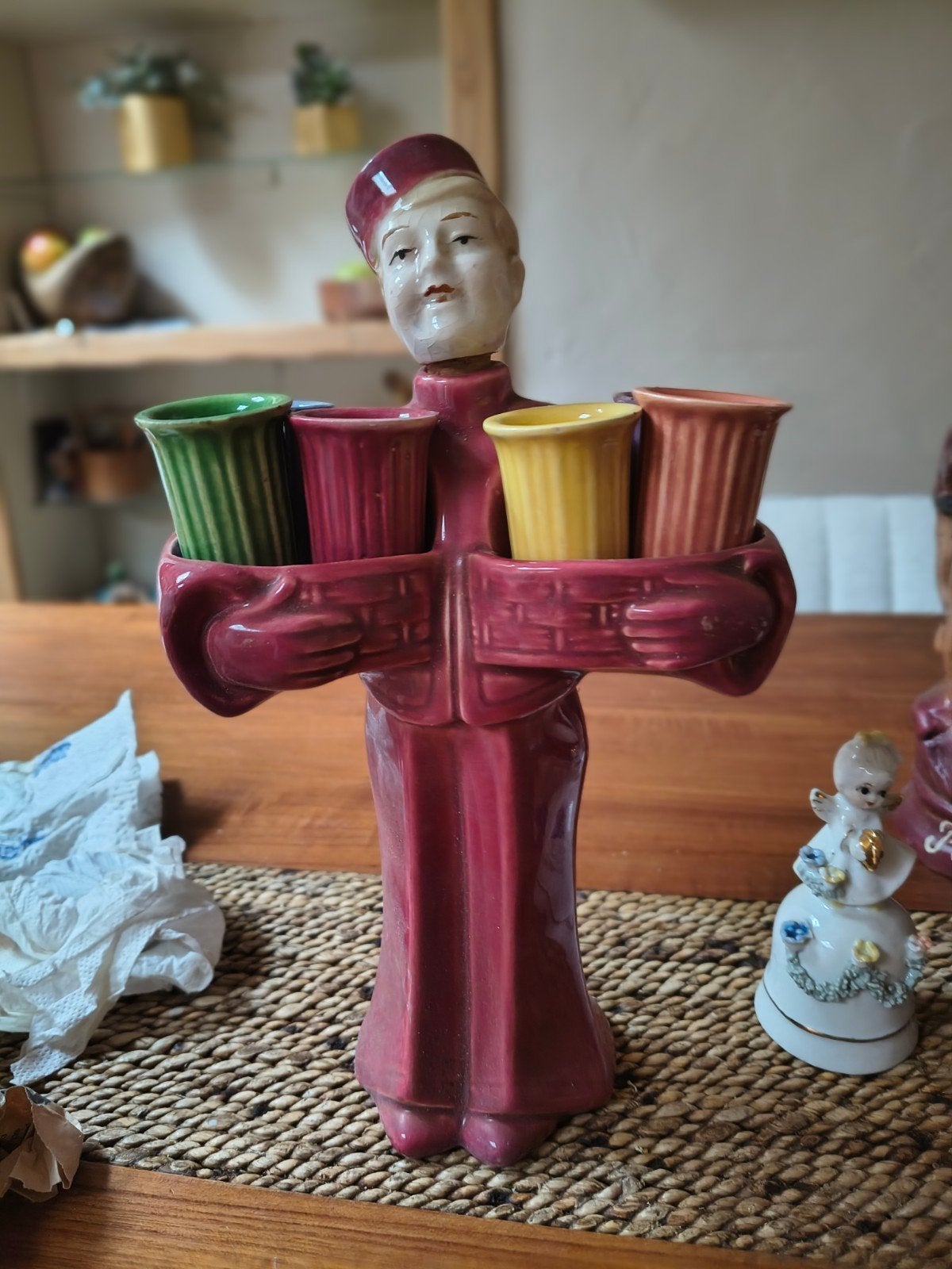 Cruche Piccolo/ Bellboy avec verres à liqueur 1920, Enlèvement