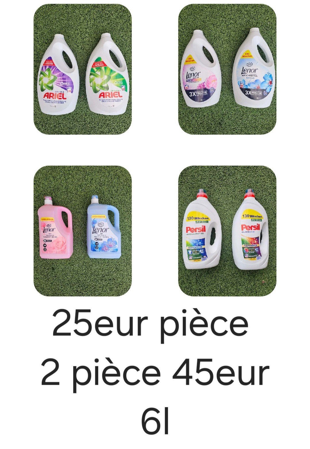 ARIEL = LENOR = PETERSELIE = MUNTEN VAN 25€