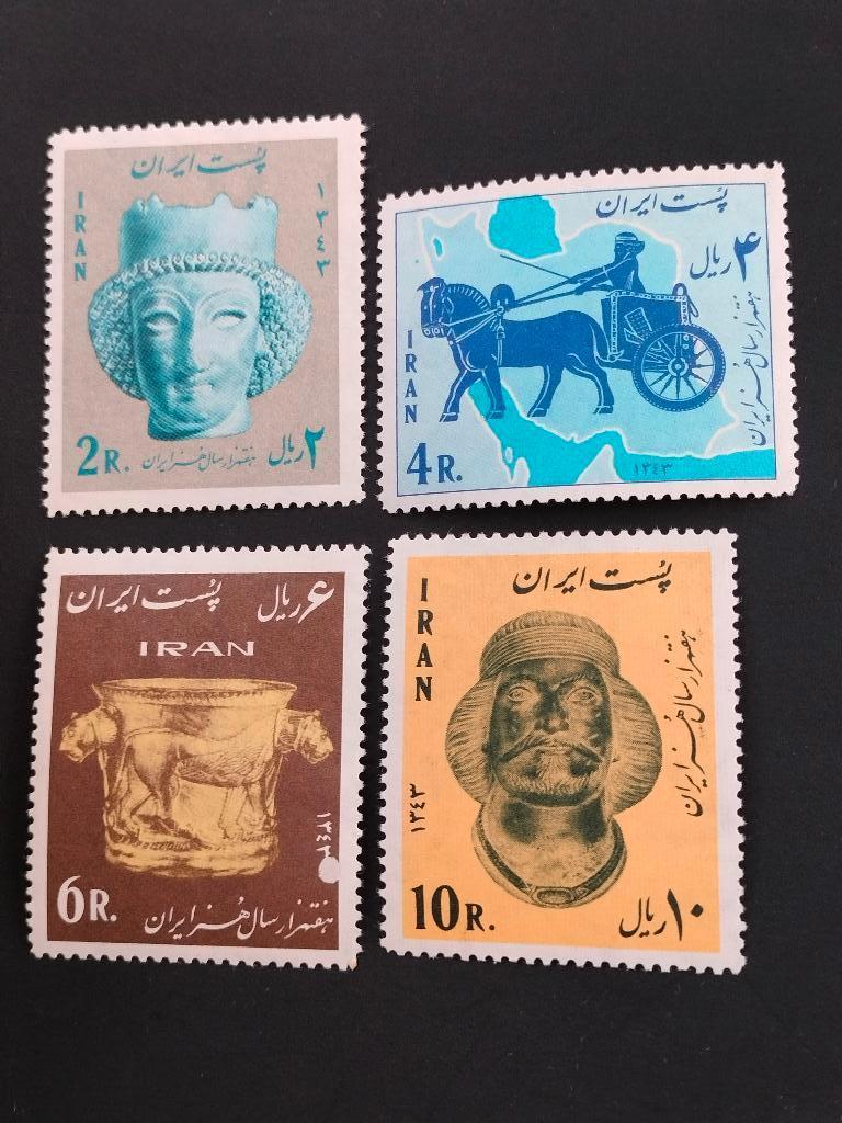 Iran 1964 - Perzische kunst *, Verzenden, Postfris, Midden-Oosten