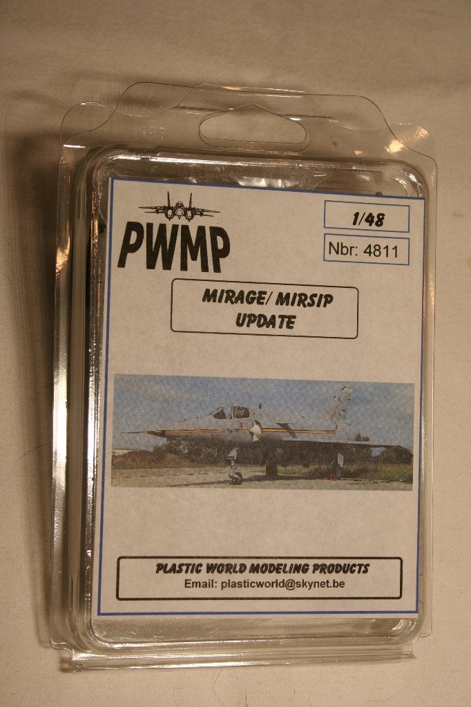 PWMP 4811 1/48 Mirage/Mirsip update set, Ophalen of Verzenden, Zo goed als nieuw, Groter dan 1:72, Vliegtuig