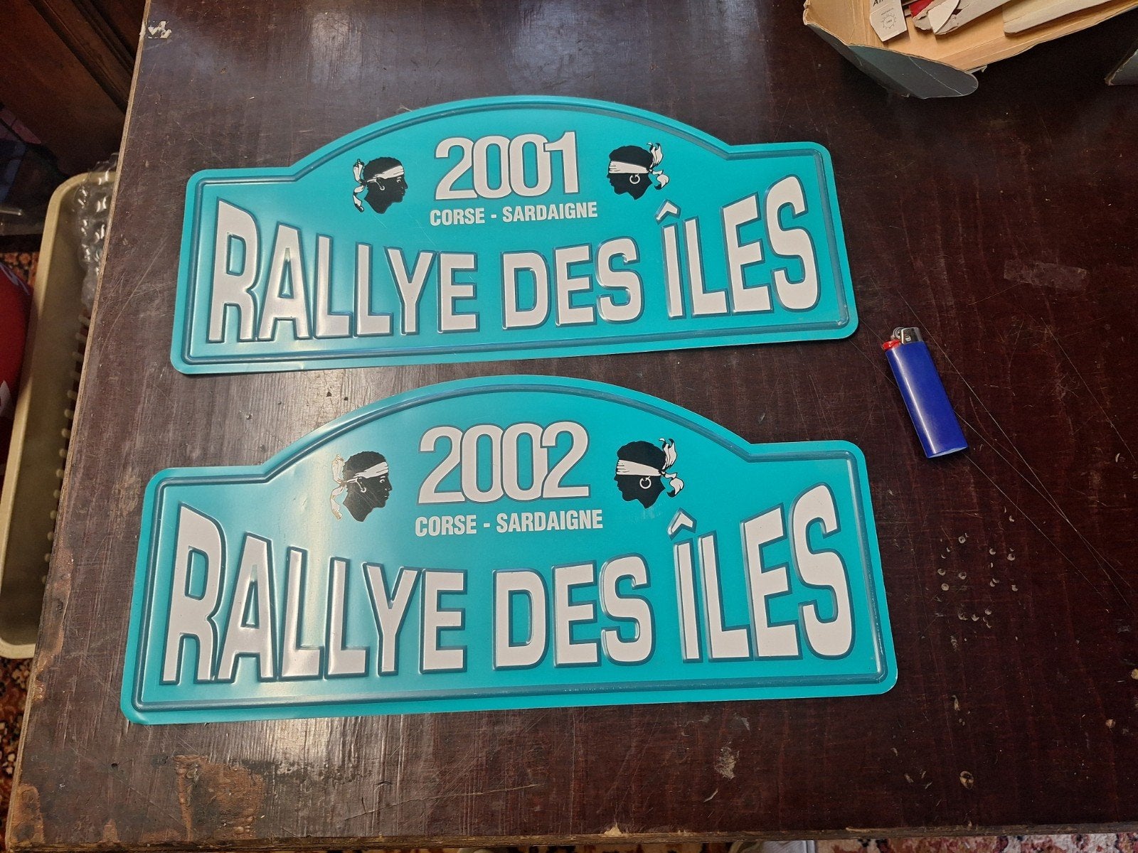 Lot 2 platen Rally of the Islands plaatwerk 20011 2002 Corsi, Ophalen of Verzenden