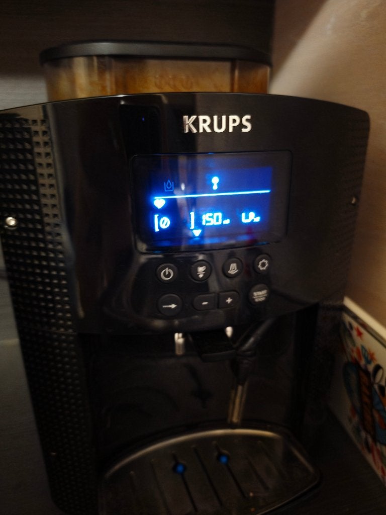 Krups koffie machine, Ophalen, Gebruikt, Koffiemachine, Koffiebonen