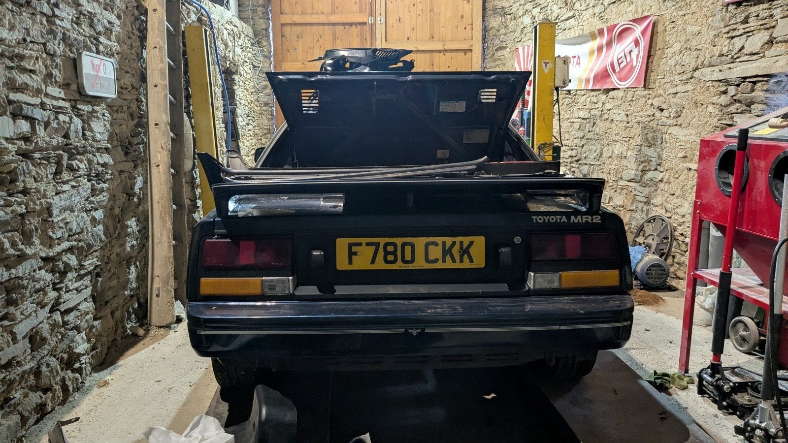 Toyota mr2 aw11 mk1b 1987 rhd, Enlèvement, Toyota
