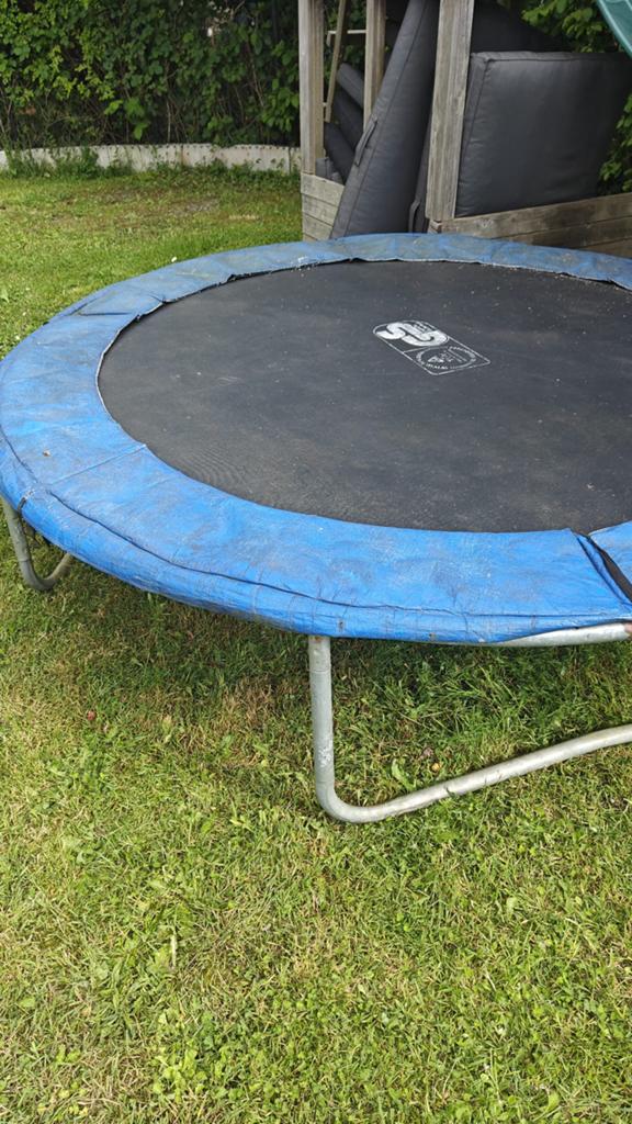 Trampoline, Kinderen en Baby's, Speelgoed | Buiten | Trampolines, Ophalen, Gebruikt