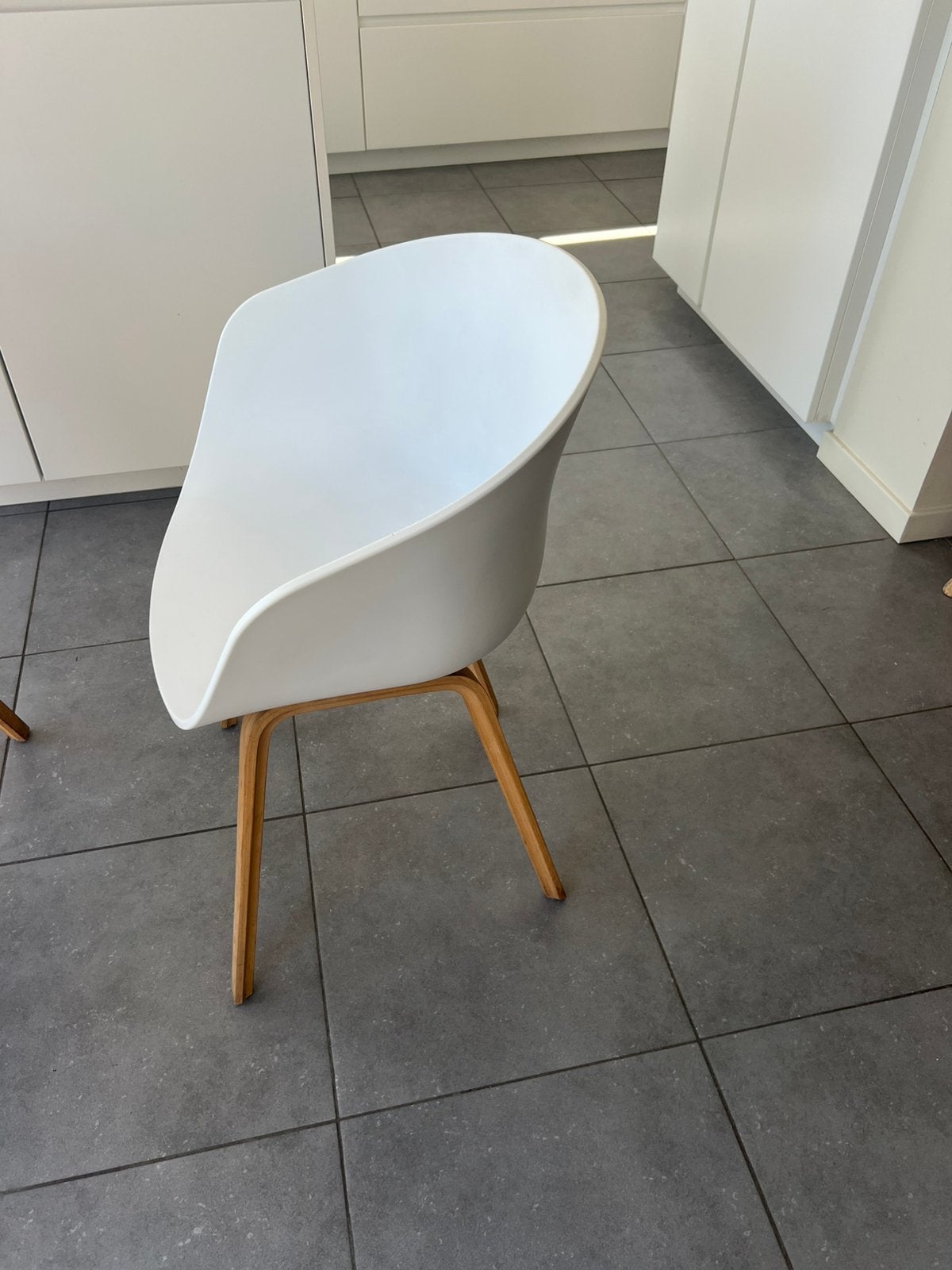 4 stoelen Hay AAC22, Huis en Inrichting, Stoelen, Ophalen, Gebruikt, Wit, Vier