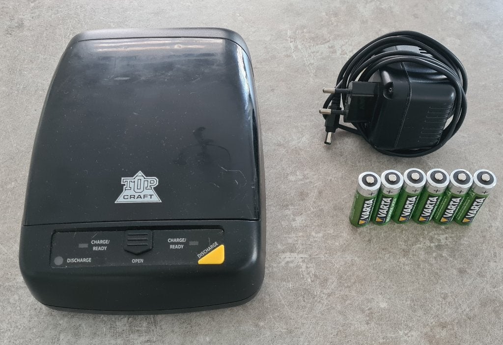 batterij oplader, Ophalen, Gebruikt