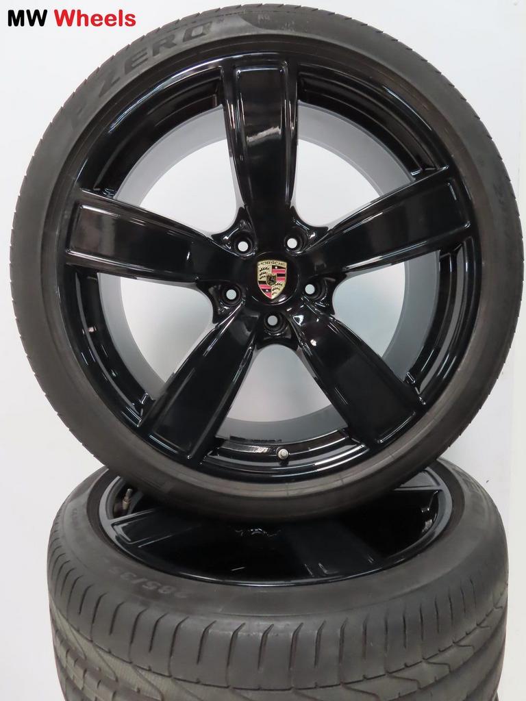 Originele Porsche Cayenne Coupe 22 inch velgen zomerbanden, Auto-onderdelen, Gebruikt, -, 285 mm, -