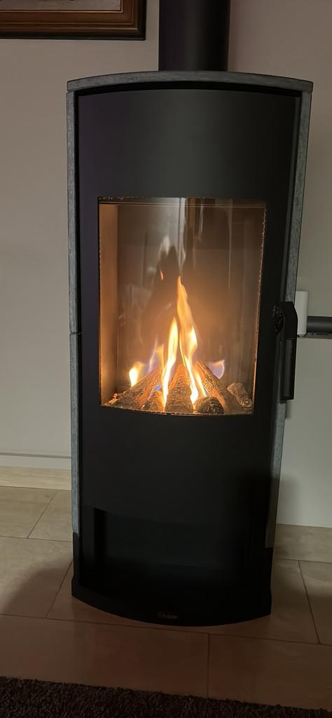 Haard op gas, Enlèvement, Comme neuf, Gaz, Chauffage à gaz
