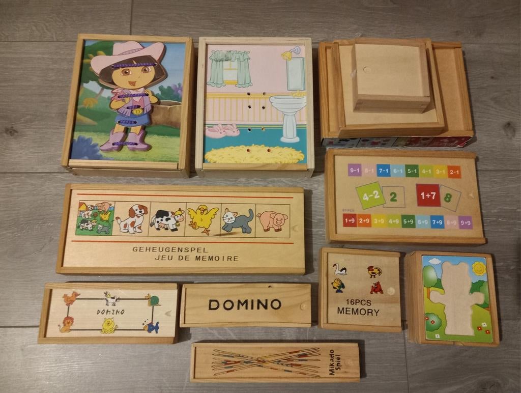 €15 voor alles! Houten spelletjes, Antiek en Kunst, Ophalen
