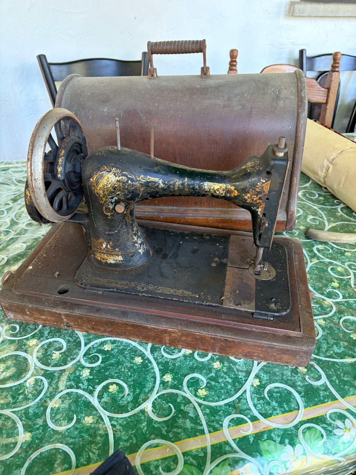 Vintage singet naaimachine, Ophalen of Verzenden