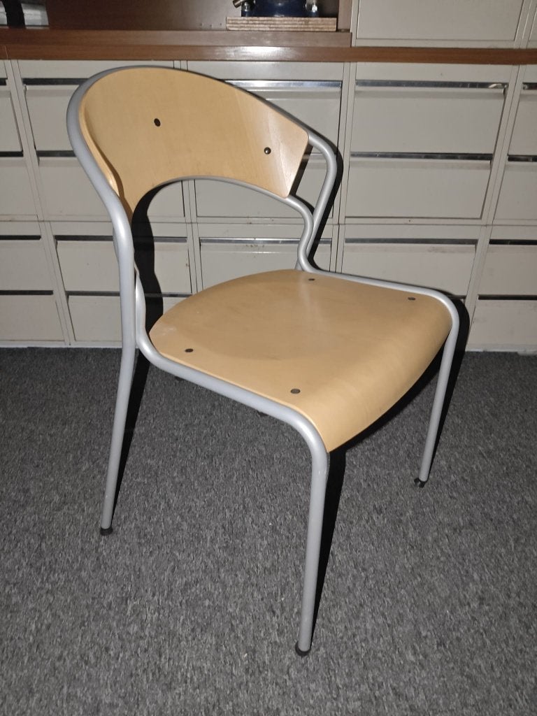 Kinnarps Tango 561 (6 stoelen), Brun, Enlèvement, Bois, Cinq, Six Chaises ou plus