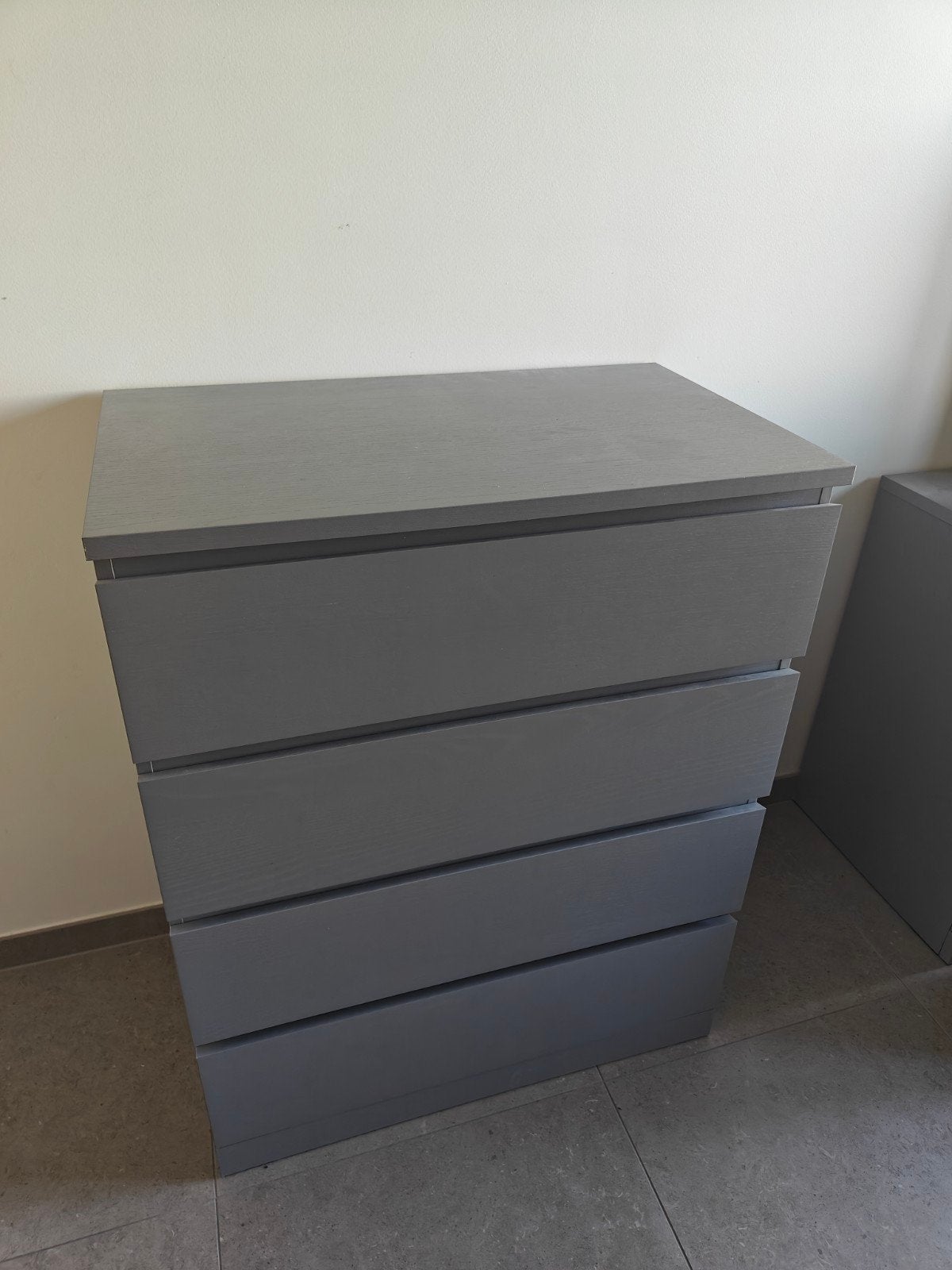 Armoire Malm 101x80x49 grise, Maison & Meubles, Enlèvement