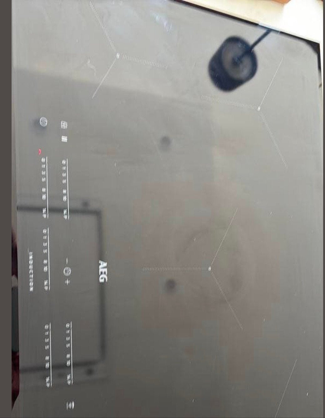 Cuisinière à induction AEG 78 cm en parfait état, Electroménager, Enlèvement, Comme neuf