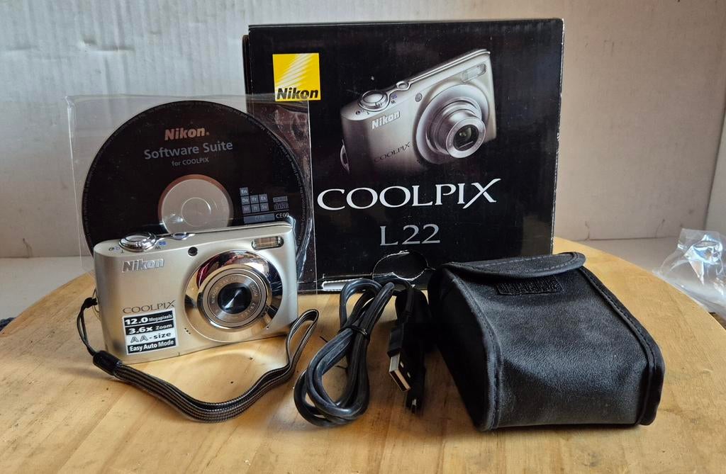 Nikon Coolpix L22, TV, Hi-fi & Vidéo, Appareils photo numériques, Enlèvement ou Envoi, Compact, Nikon