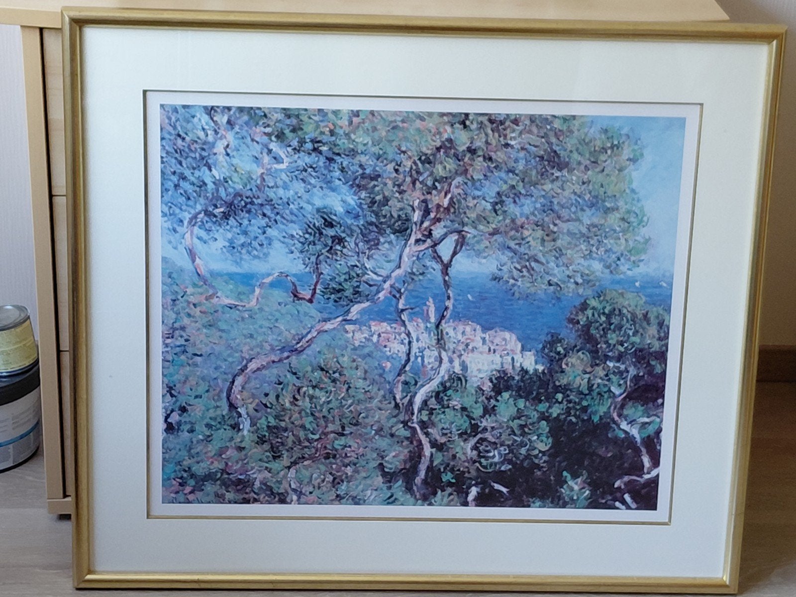reproductie Monet, Antiek en Kunst, Kunst | Litho's en Zeefdrukken, Ophalen