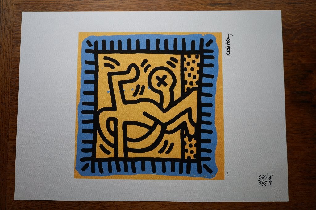 Keith Haring - litho, Antiek en Kunst, Kunst | Litho's en Zeefdrukken, Ophalen