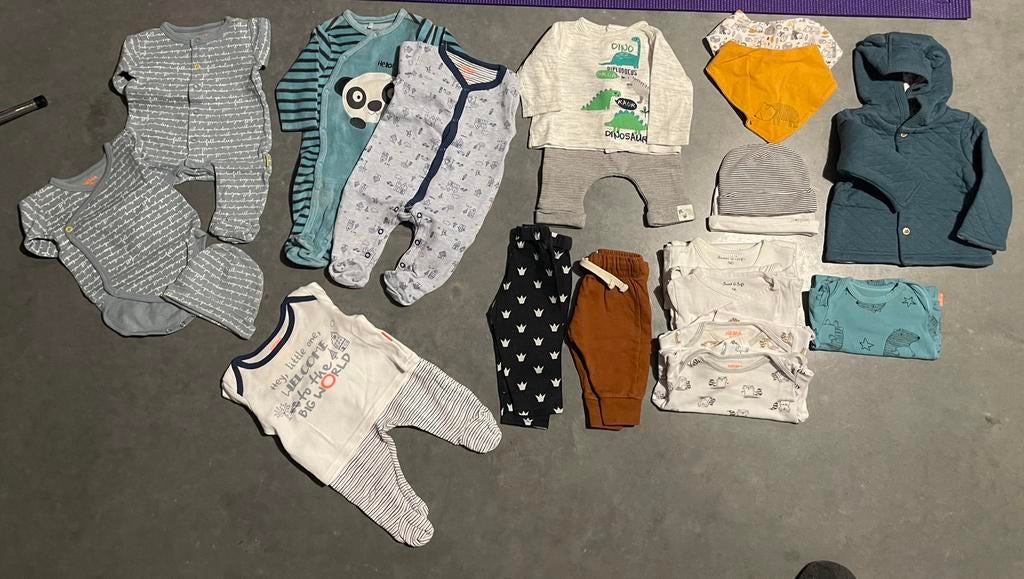 Babykleding maat 50/56, Ophalen, Zo goed als nieuw, Maat 50