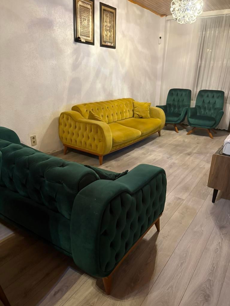 Fauteuil convertible + salle a manger 5 chaises+ meuble tv, Maison & Meubles, Enlèvement
