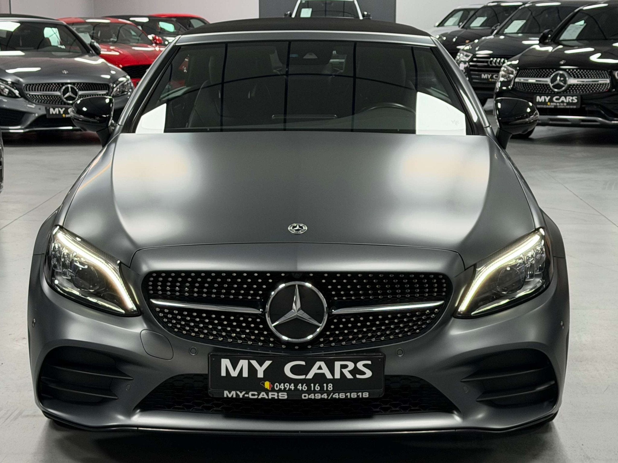 Mercedes-Benz C-Klasse 220 D 194 Cv Cabriolet Gris Mat Pack-, Auto's, Automaat, 4 zetels, Achterwielaandrijving, Euro 6