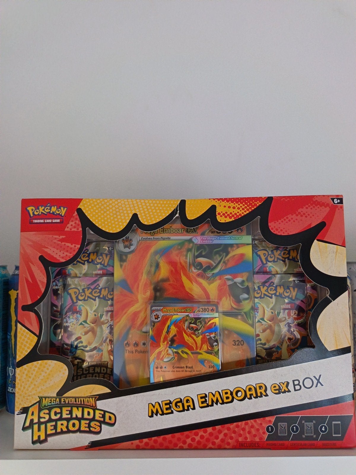 Pokémon tcg: ascended heroes emboar ex box, Ophalen of Verzenden