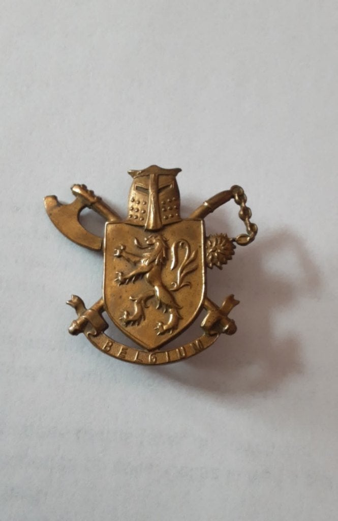 insigne de beret corée abl belge, Enlèvement ou Envoi, Armée de terre, Emblème ou Badge