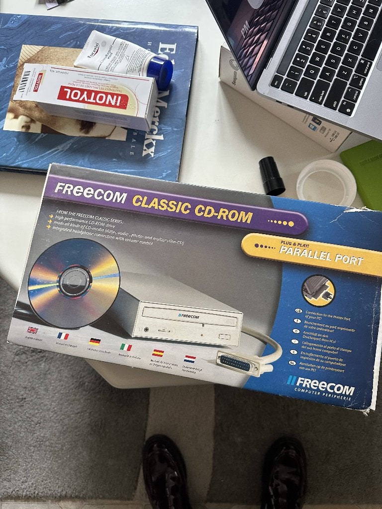 Lecteur CD-ROM Externe Vintage Freecom Classic, Informatique & Logiciels, Disques optiques, Neuf, Enlèvement ou Envoi, Externe