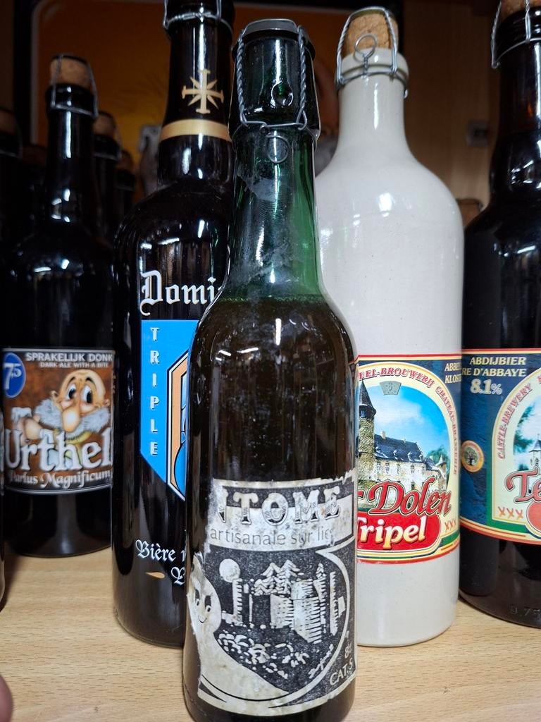 Zeer oude volle fantome bier pils, Verzamelen, Ophalen of Verzenden, Flesje(s)