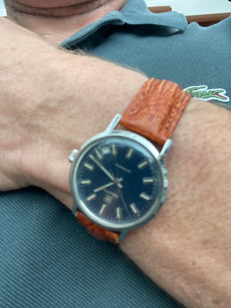 Zenith horloge - model surf, Montre-bracelet, Autres marques, Enlèvement ou Envoi, Cuir