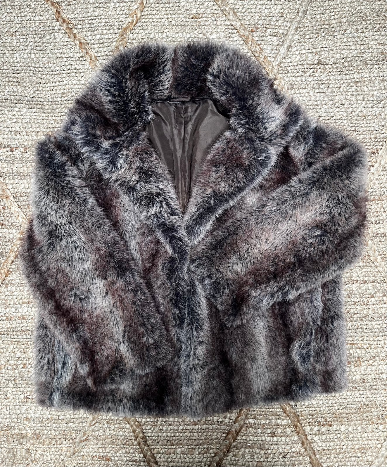 Bontjas bontjas XS faux fur, Ophalen of Verzenden, Nieuw, Maat 34 (XS) of kleiner, Bruin