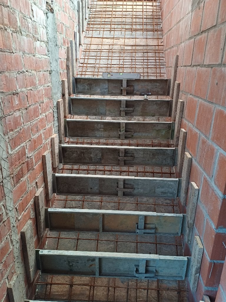Trap bekisting, Ophalen, Gebruikt, Overige typen