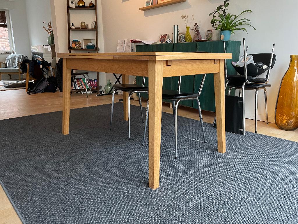 Table a manger extensible 4-6 personnes, Huis en Inrichting, Tafels | Eettafels, Gebruikt, 50 tot 100 cm, 100 tot 150 cm, Vijf personen of meer